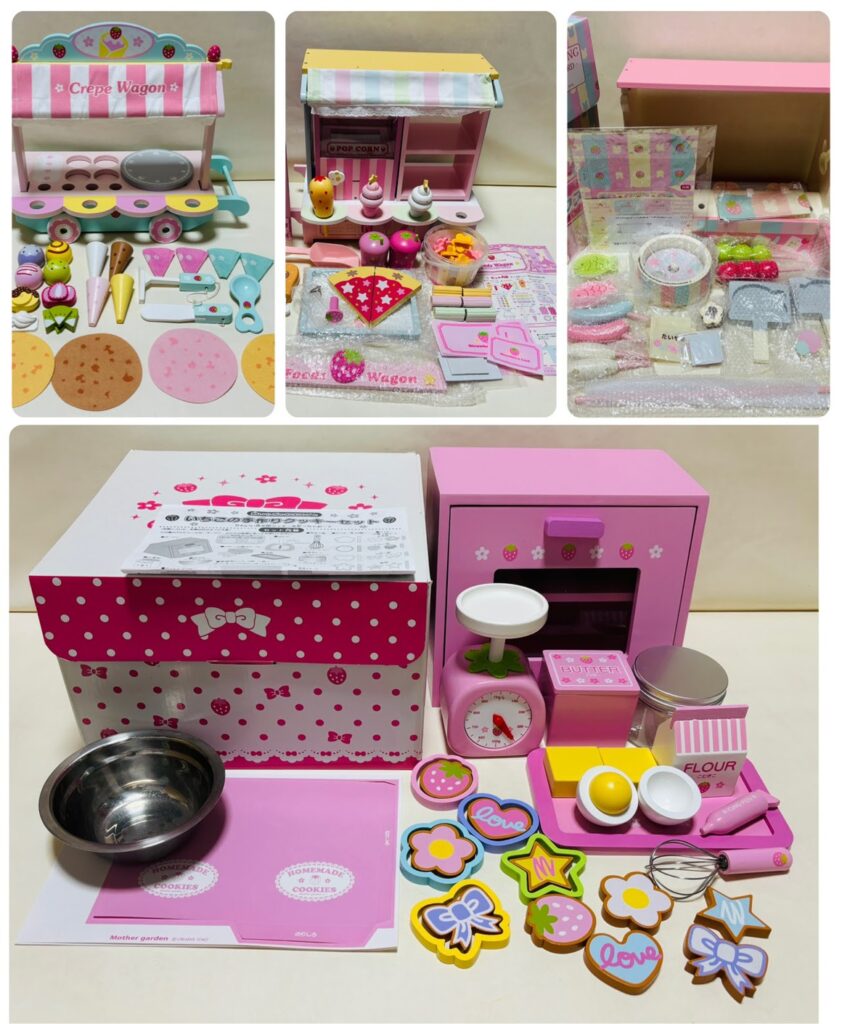 クレープワゴン・フードワゴン・いちごのてづくりクッキーセット・屋台