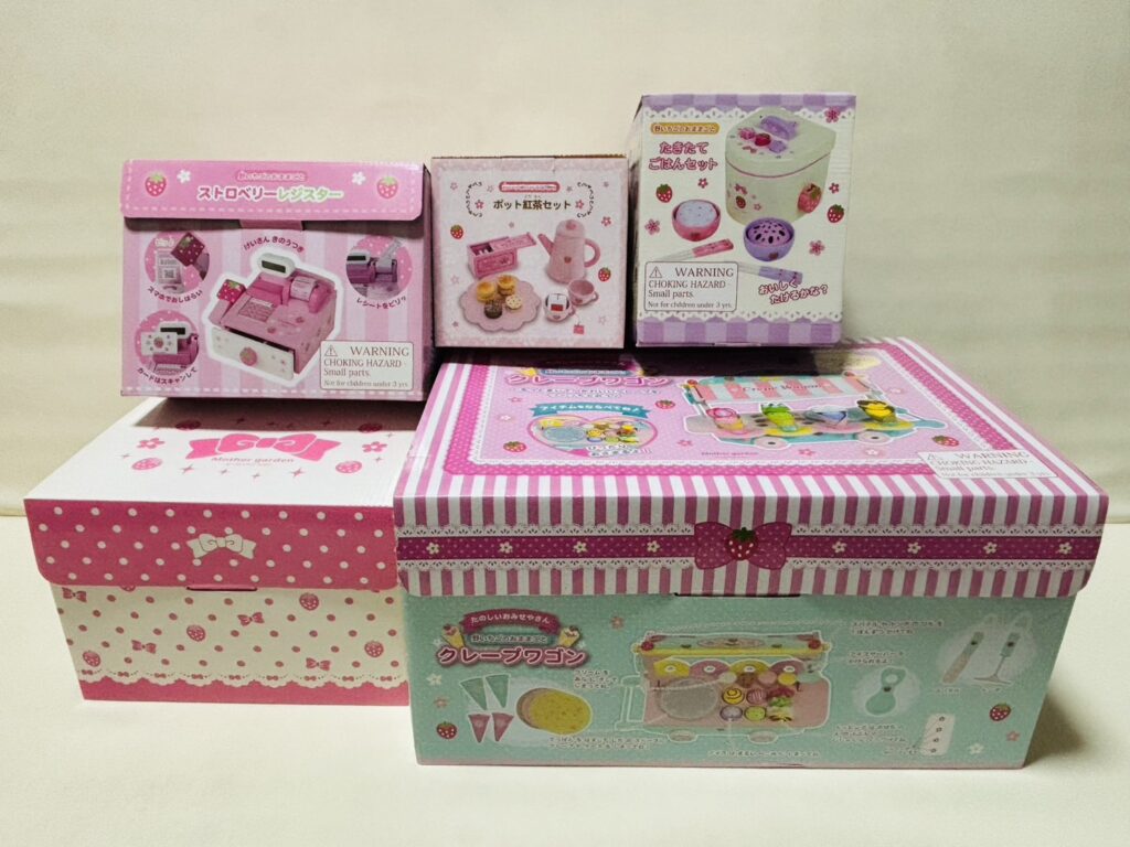 マザーガーデン　ストロベリーレジスター・ポット紅茶セット・たきたてごはんセット