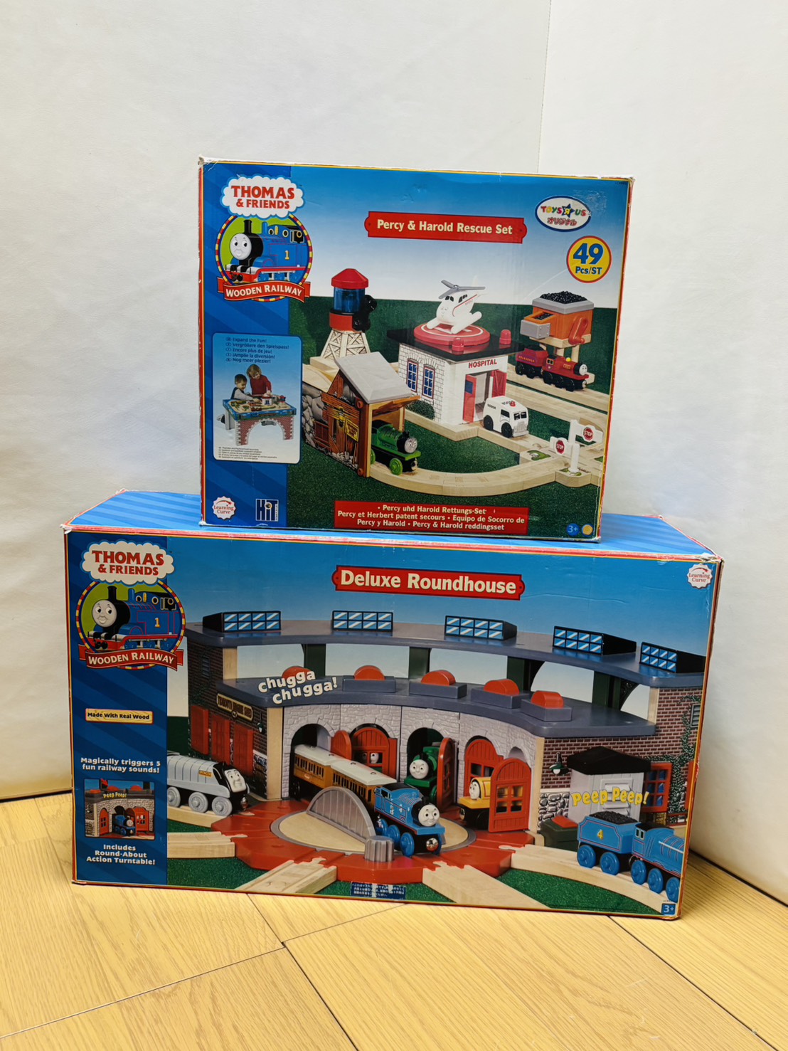 パーシーとハロルドレスキューセット　転車台&機関車